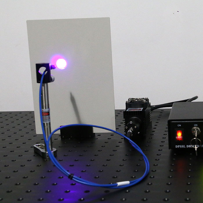 Fiber coupled laser 450nm 70mW interface SMA905,FC/PC or FC/APC - Click Image to Close